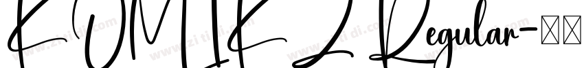 KOMIKZ Regular字体转换